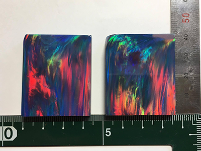 Aurora Opal - Red, Slices