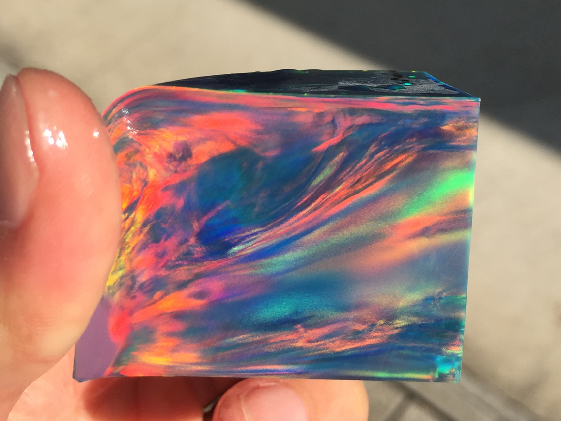 Synthetic Impregnated Opal (Aurora Opal) - Type 1